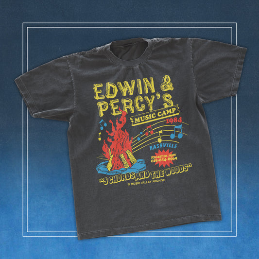 Edwin & Percy's Music Camp tee