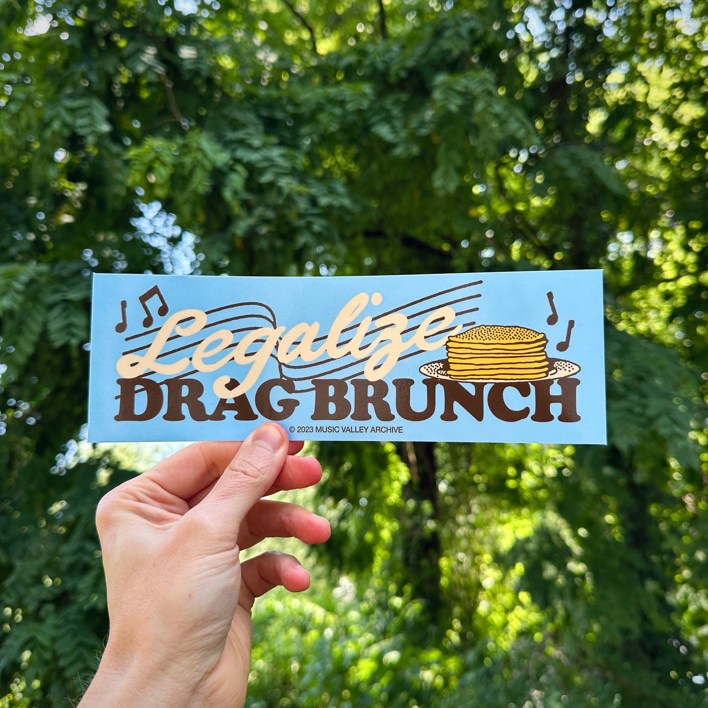 Legalize Drag Brunch bumper sticker