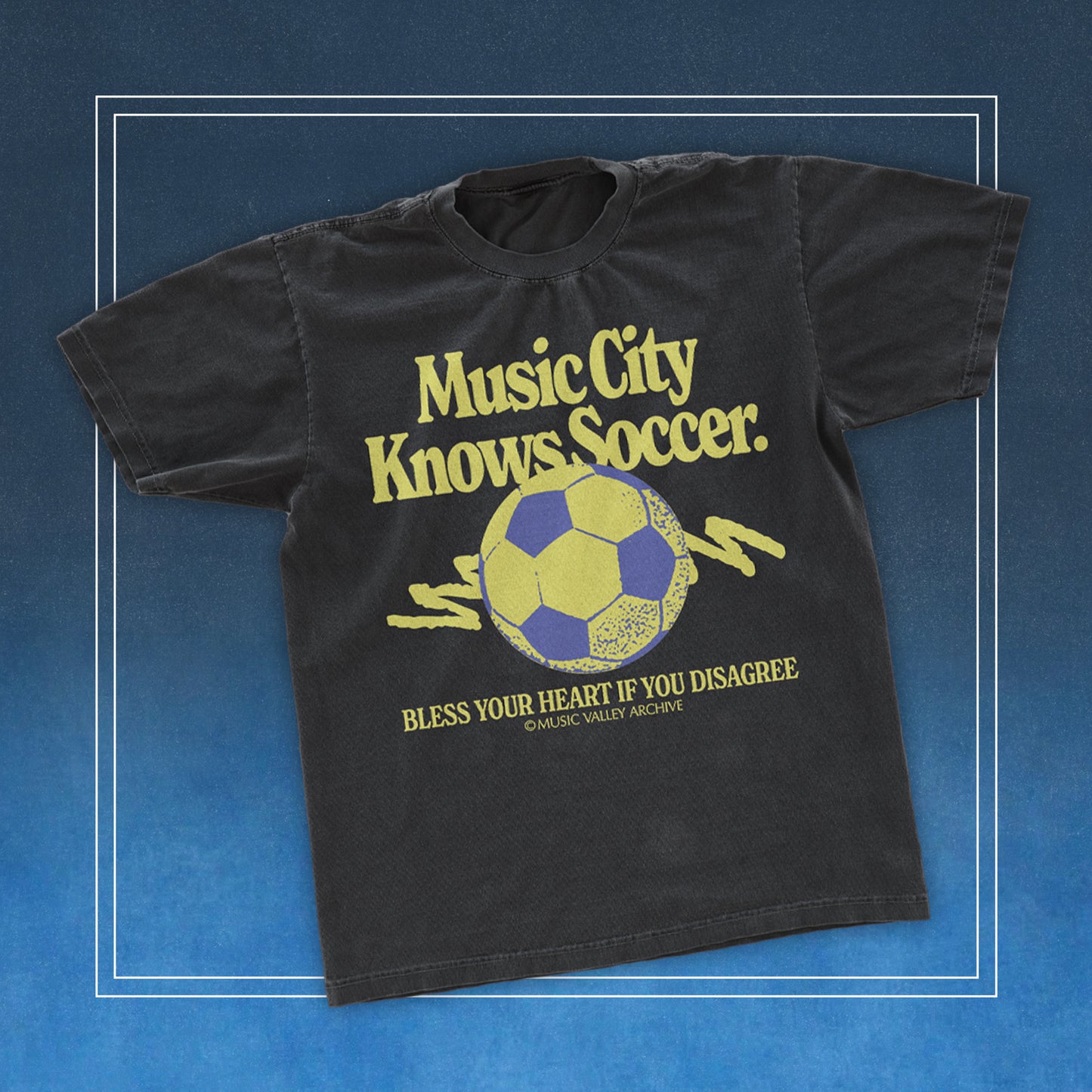 Music City Knows Soccer tee