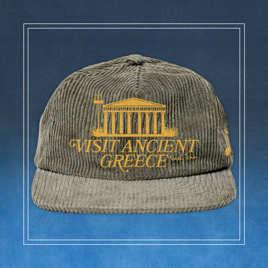 Visit Ancient Greece Corduroy Hat